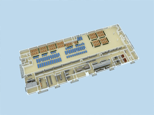 學校餐廳效果圖